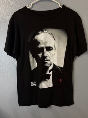 Black The Godfather Graphic Short-Sleeve Tee